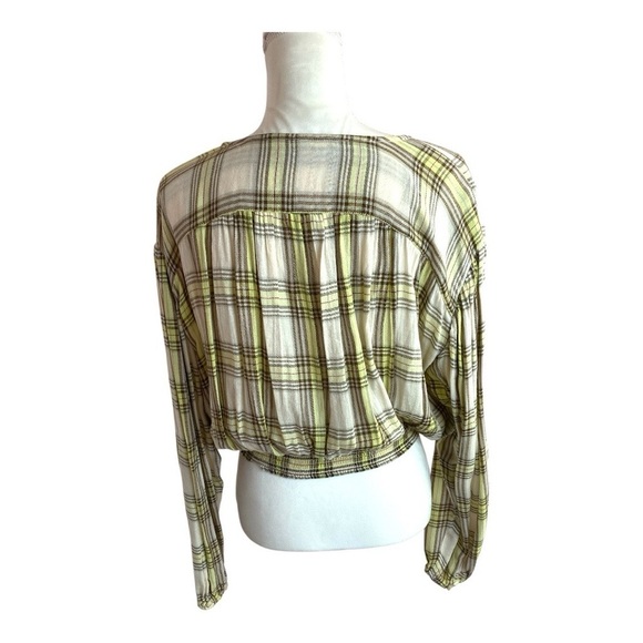 Free people Its the Good Life Plaid Top - Picture 4 of 10